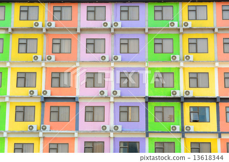 Multi Colored Apartment 13618344