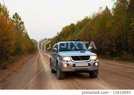 Car on the road 13619093