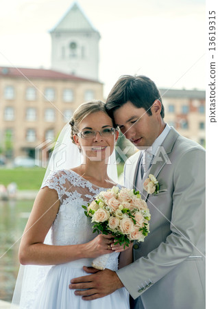 Romantic Bride and groom 13619315