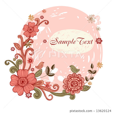 Floral banner  13620124