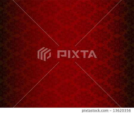 Luxury seamless red floral wallpaper Luxury seamless red floral wallpaper 13620356