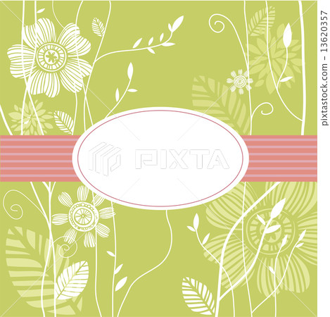 Greeting card, floral background Greeting card, floral background 13620357