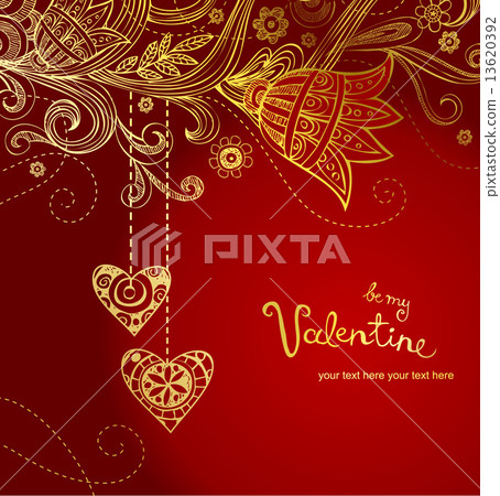 Greeting card for wedding or valentine day Greeting card for wedding or valentine day 13620392