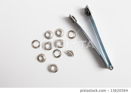 Rivets on a light background. Rivets on a light background. 13620564