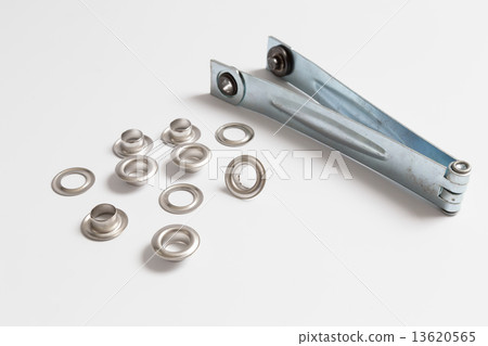 Rivets on a light background. Rivets on a light background. 13620565
