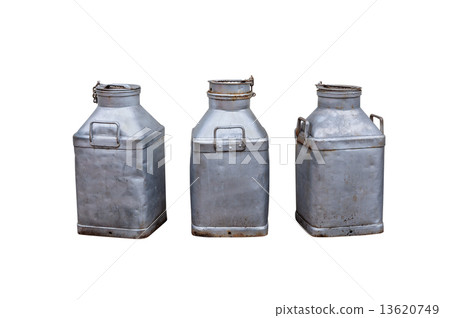 3 old milk churns 3 old milk churns 13620749