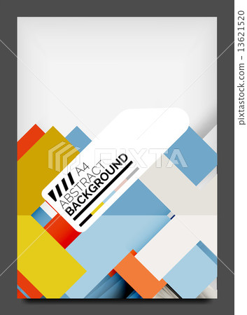 Flyer design template, business web layout 13621520