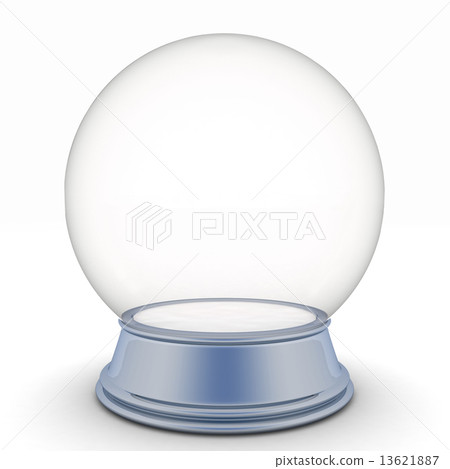 Isolated snow ball 13621887