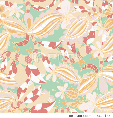 abstract hand-drawn pattern. seamless doodle taxture 13622182