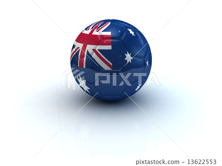 Australia soccer ball 13622553