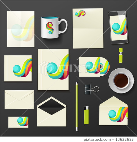 Vector company corporate style template design 13622652