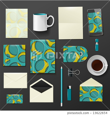 Vector company corporate style template design Vector company corporate style template design 13622654