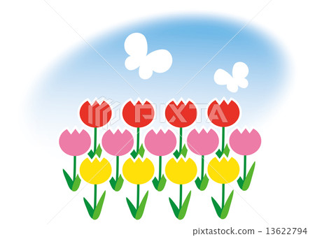 Butterflies and tulips Butterflies and tulips 13622794