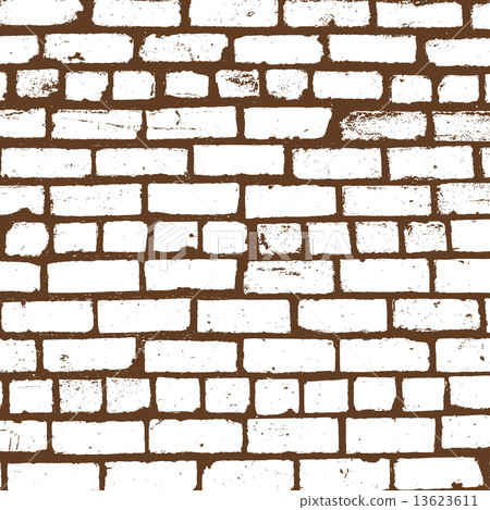 Simple vector background of old brickwork design Simple vector background of old brickwork design 13623611