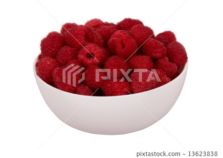 Cup with raspberries Cup with raspberries 13623838