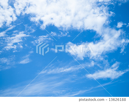 新鮮的天空和雲彩 13626188