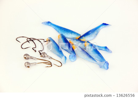 The hook and Fishing lure. The hook and Fishing lure. 13626556