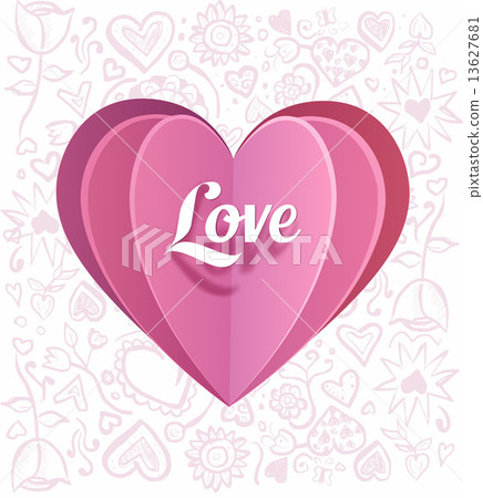 Valentines day vector 13627681