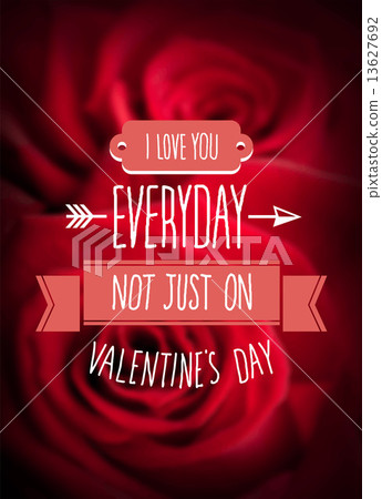 Valentines day vector 13627692