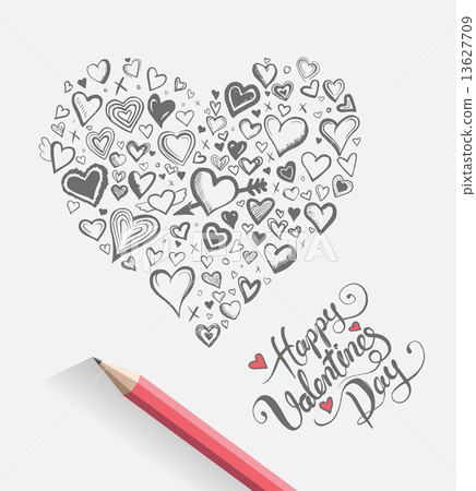 Valentines day vector 13627709