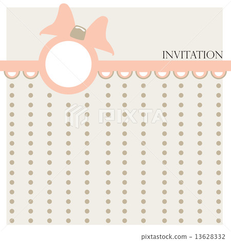 Baby girl arrival card - vector illustration Baby girl arrival card - vector illustration 13628332