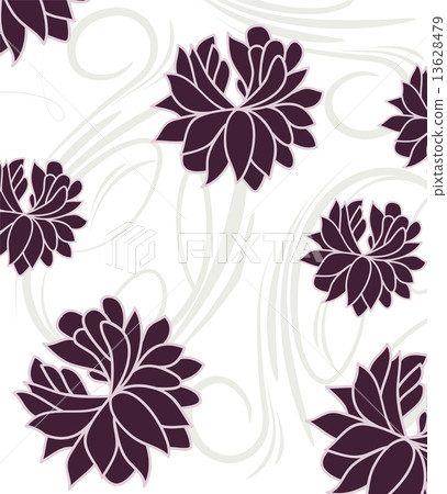 Vintage background with ornate elegant retro abstract floral des Vintage background with ornate elegant retro abstract floral des 13628479