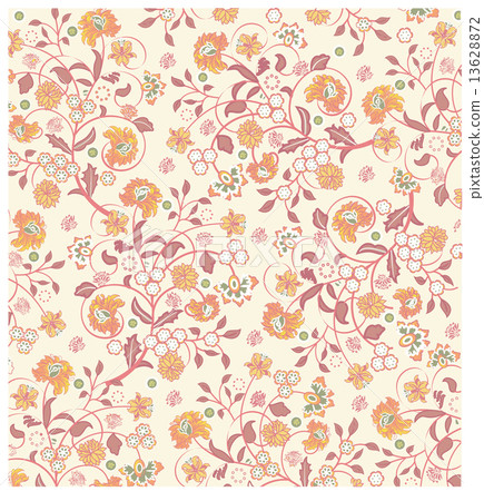 Vintage background with ornate elegant retro abstract floral des Vintage background with ornate elegant retro abstract floral des 13628872