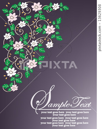 Spring floral background 13629308