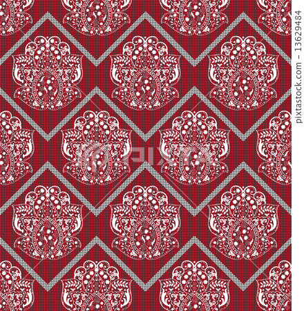 Vintage background with ornate elegant abstract floral design Vintage background with ornate elegant abstract floral design 13629484