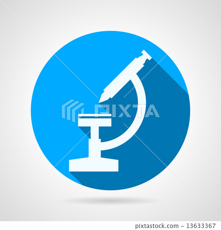 Flat vector icon for microscope 13633367
