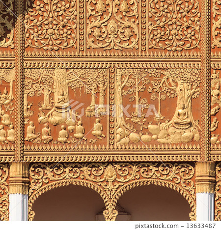 Traditional Laos style art 13633487