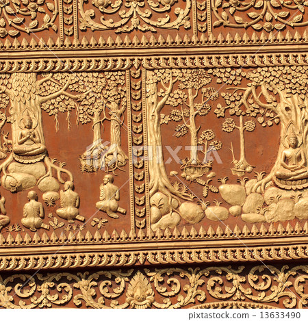 Traditional Laos style art 13633490