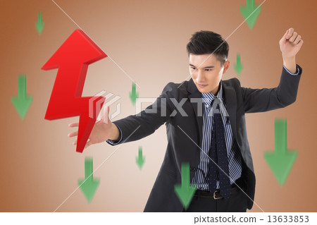 catch the upward arrow 13633853