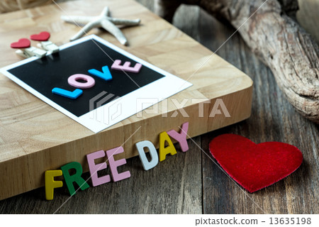 Love Freeday message on Blank instant photo 13635198