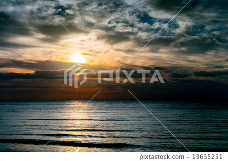 sea sunset sea sunset 13635251