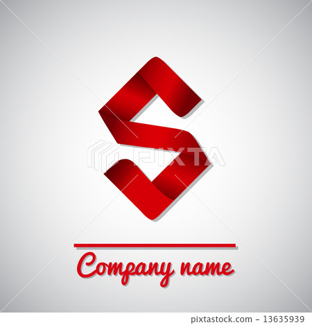 Icon of paper business logo letter s 13635939