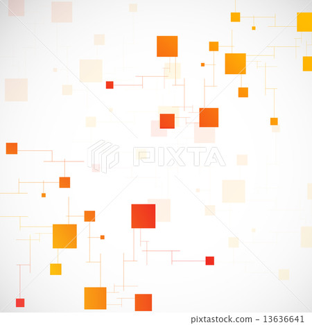 Vector color network connection and DNA atom Vector color network connection and DNA atom 13636641
