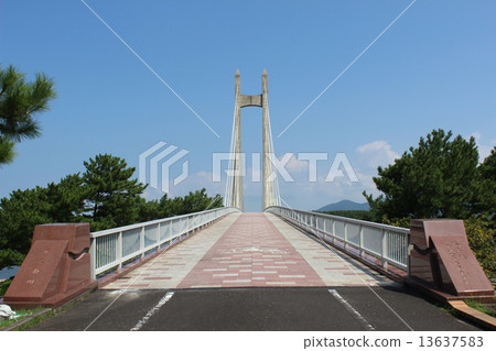 Fukihama Beach Sunset Bridge 13637583