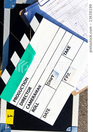 Film Slate background 13638199