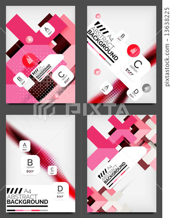 Set of Flyer Templates, Business Web Layouts 13638225