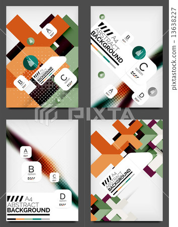 Set of Flyer Templates, Business Web Layouts 13638227