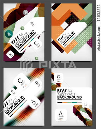 Set of Flyer Templates, Business Web Layouts 13638231