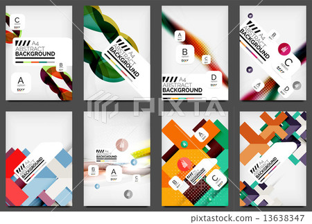 Set of Flyer Templates, Business Web Layouts 13638347