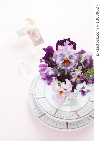 Pansies and Bottles Pansies and Bottles 13639027