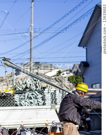 外牆建築腳手架 外牆建築腳手架 13639883
