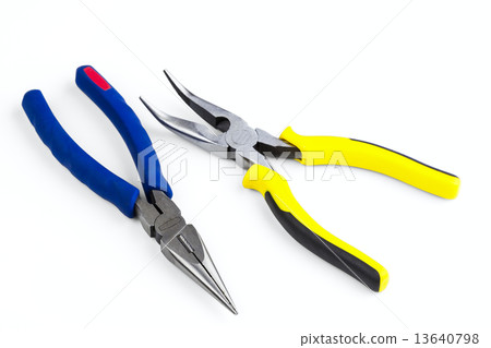 bent long nose pliers 13640798