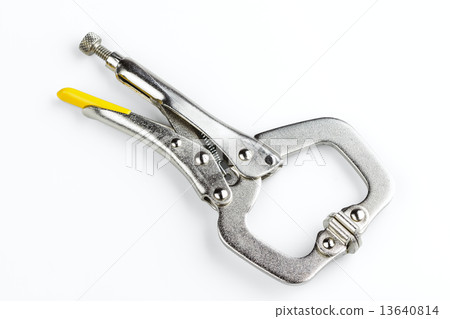 locking C-clamp with swivel pads 13640814