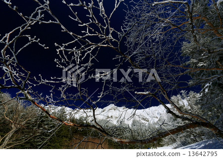 Yatsugatake · iceberry under the hut and the western wall of Yokadake 13642795