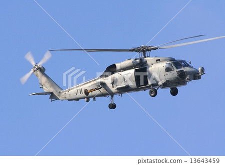 我們派遣飛往湛藍天空的東日本大地震，以及美國海軍的艦載機SH-60 B海鷹反潛直升機 13643459