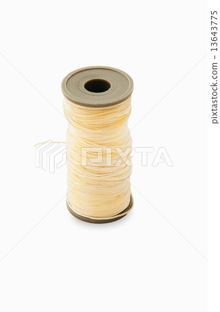 Spools of colours threads isolated on white background 13643775